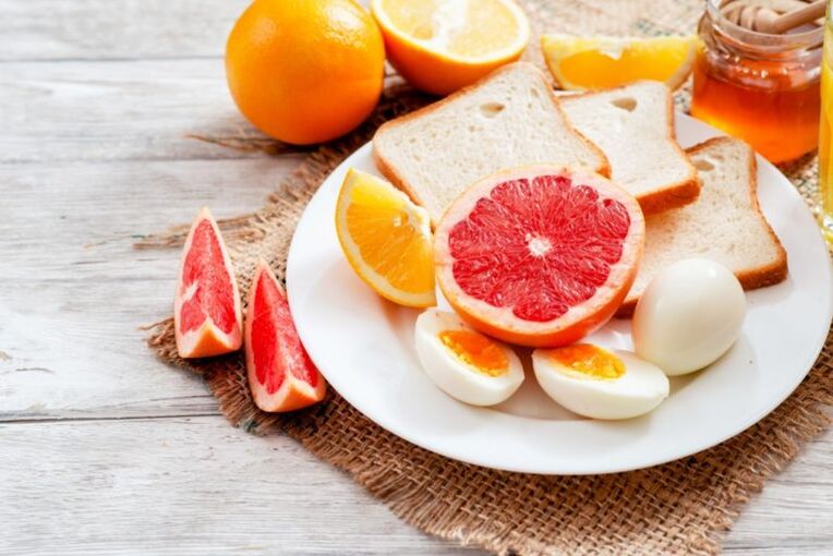 Diet on eggs